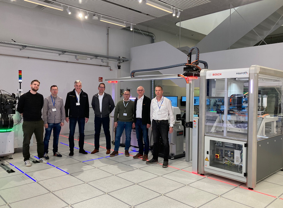 Das Team der HELDELE Mechatronik GmbH beim Smart MechatroniX Training in Ulm, 25.01.2023 